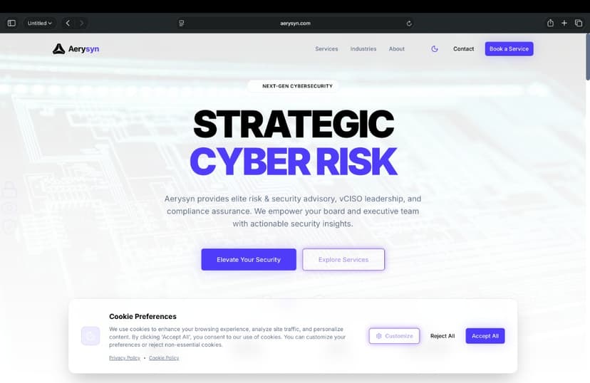 Aerysyn Project Screenshot