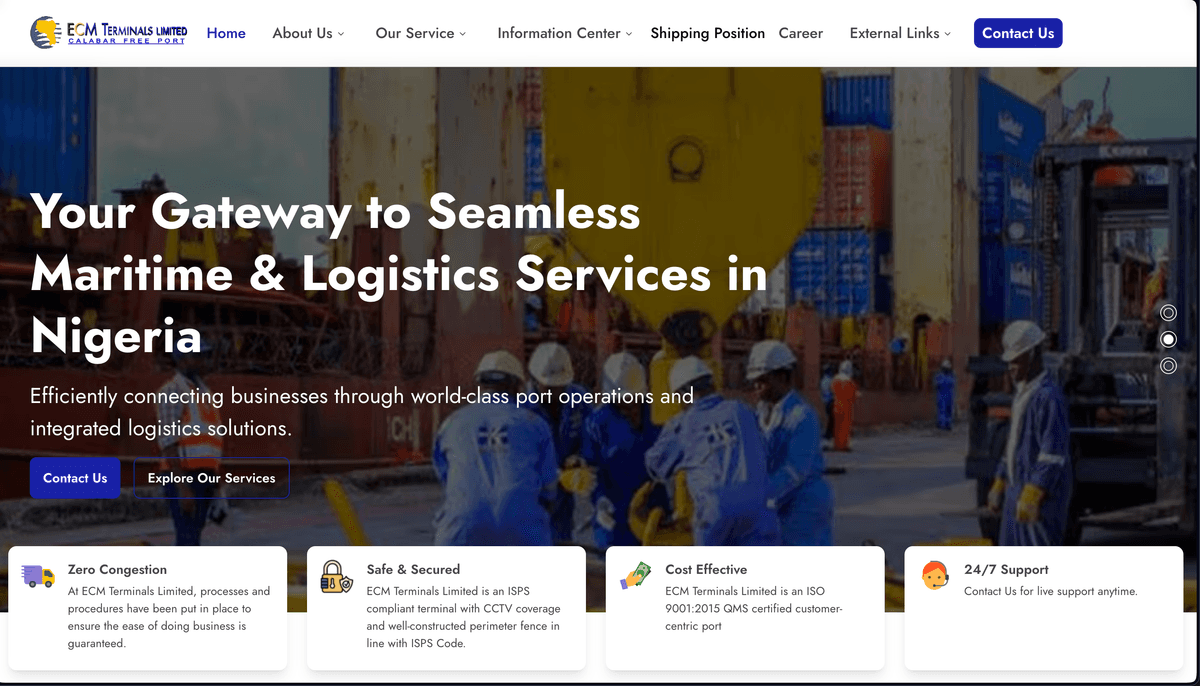 Ecomarine Project Screenshot